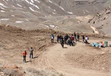 گزارش تصویری بازدید رئیس  و دانشجویان کارشناسی ارشد معدن ، نفت و ژئوفیزیک ازمعدن بوکسیت تاش 
